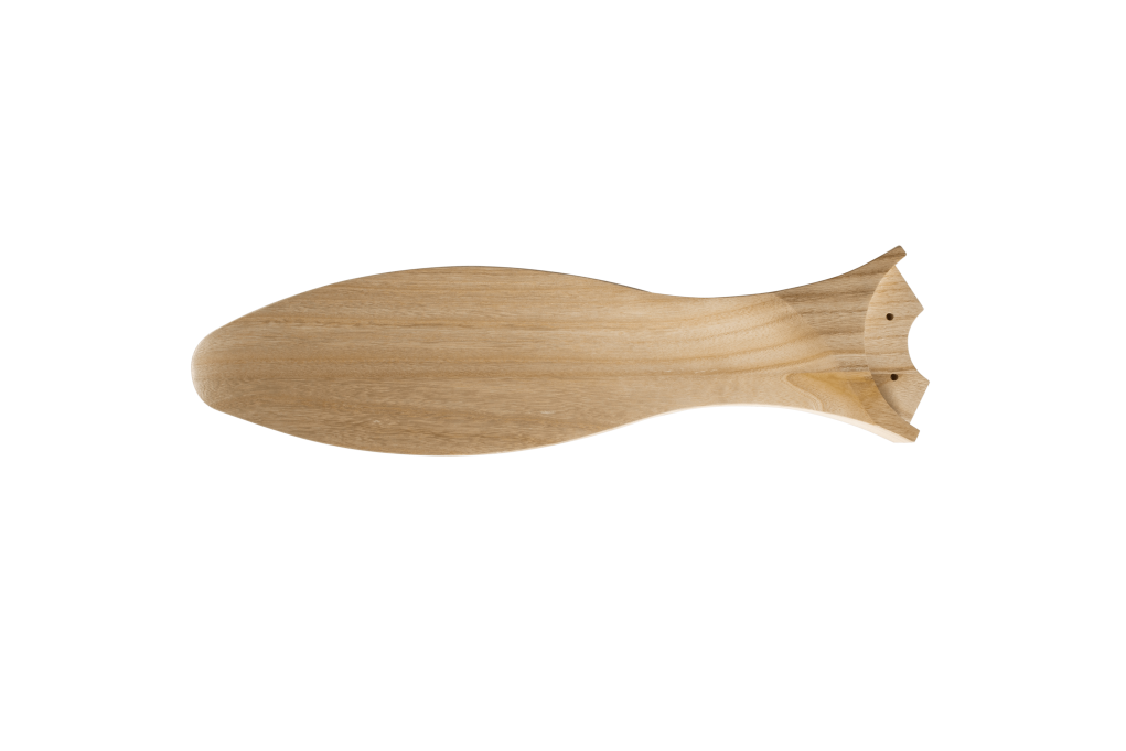 מאוורר PALMA תלוי DC 35W - גימור שחור - כנפיים עץ טבעי  קוטר   48 אינץ'