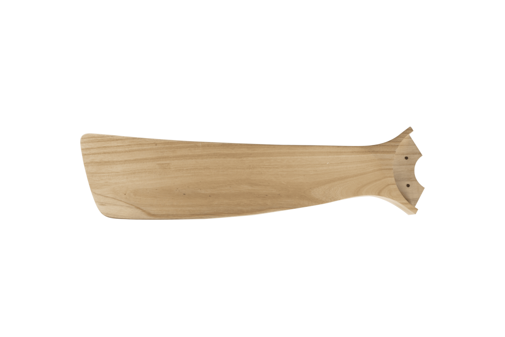 מאוורר SEVILIA  תלוי DC 35W - גימור שחור - כנפיים עץ טבעי  קוטר   48 אינץ'