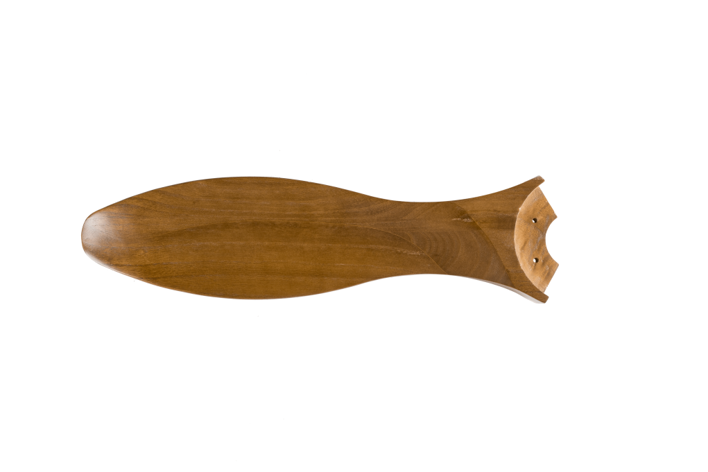 מאוורר PALMA תלוי DC 35W - גימור שחור - כנפיים עץ אגוז  קוטר   48 אינץ'