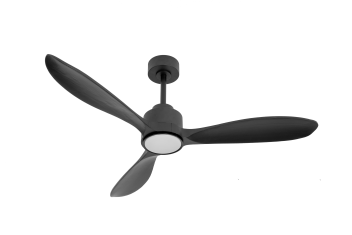 מאוורר תלוי DC 35W VALENSIA - גימור שחור - כנפיים שחור