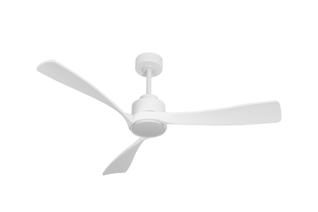 מאוורר LEVANTE תלוי DC 35W - גימור לבן - כנפיים לבן קוטר   48 אינץ'