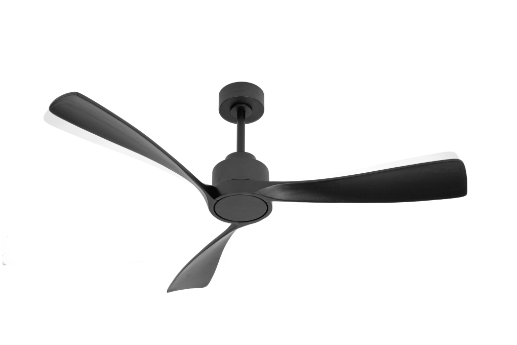 מאוורר LEVANTE תלוי DC 35W - גימור שחור - כנפיים שחור קוטר   48 אינץ'