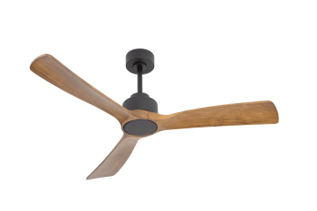 מאוורר תלוי  DC 35W SEVILIA  - גימור שחור  - כנפיים עץ אגוז