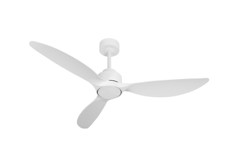 מאוורר ALMERIA תלוי DC 35W - גימור לבן - כנפיים לבן   קוטר 52 אינץ' - מוגן מים IP54