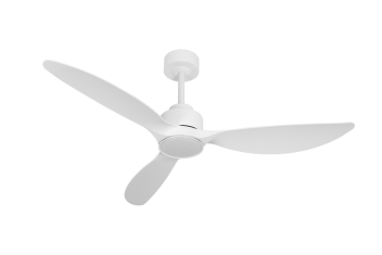 מאוורר ALMERIA תלוי DC 35W - גימור לבן - כנפיים לבן   קוטר 52 אינץ' - מוגן מים IP54