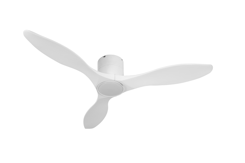 מאוורר PALMA צמוד תקרה DC 35W - גימור לבן - כנפיים לבן קוטר   48 אינץ'