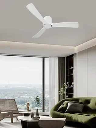 מאוורר SEVILIA  צמוד תקרה DC 35W - גימור לבן - כנפיים לבן קוטר   48 אינץ'