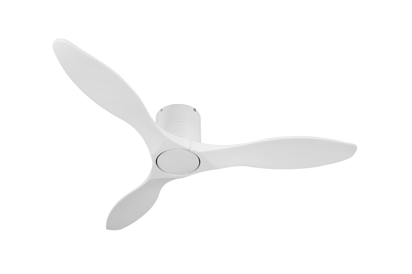 מאוורר PALMA צמוד תקרה DC 35W - גימור לבן - כנפיים לבן קוטר   48 אינץ'