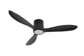 מאוורר צמוד תקרה DC 35W VALENSIA - גימור שחור - כנפיים עשחור