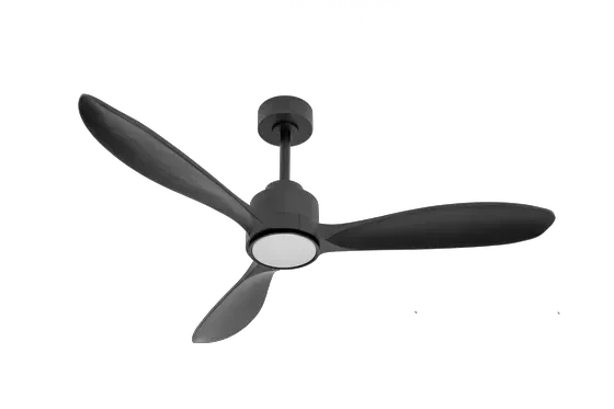 מאוורר VALENSIA תלוי DC 35W - גימור שחור - כנפיים שחור קוטר   48 אינץ'