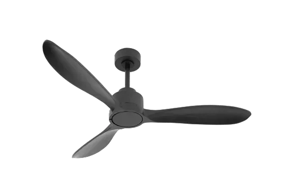 מאוורר VALENSIA תלוי DC 35W - גימור שחור - כנפיים שחור קוטר   48 אינץ'