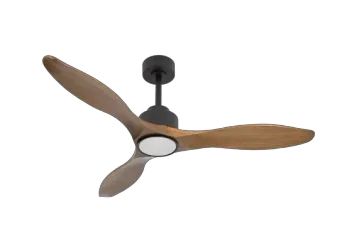 מאוורר תלוי   DC 35W PALMA - גימור שחור - כנפיים עץ אגוז